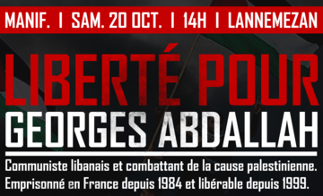 Un bus à prix libre de Toulouse pour la manifestation pour la libération de Georges Abdallah !